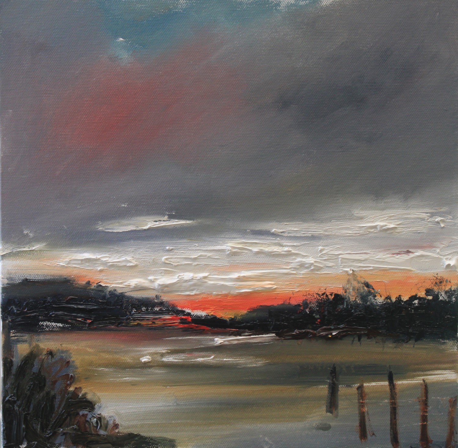 'Dipping Sun' by artist Rosanne Barr